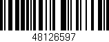Código de barras (EAN, GTIN, SKU, ISBN): '48126597'