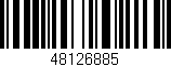 Código de barras (EAN, GTIN, SKU, ISBN): '48126885'