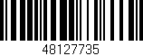 Código de barras (EAN, GTIN, SKU, ISBN): '48127735'