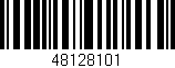 Código de barras (EAN, GTIN, SKU, ISBN): '48128101'