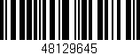Código de barras (EAN, GTIN, SKU, ISBN): '48129645'