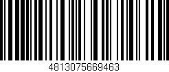 Código de barras (EAN, GTIN, SKU, ISBN): '4813075669463'