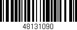 Código de barras (EAN, GTIN, SKU, ISBN): '48131090'