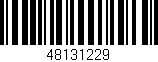 Código de barras (EAN, GTIN, SKU, ISBN): '48131229'