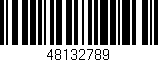 Código de barras (EAN, GTIN, SKU, ISBN): '48132789'