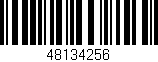 Código de barras (EAN, GTIN, SKU, ISBN): '48134256'