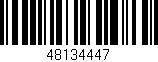 Código de barras (EAN, GTIN, SKU, ISBN): '48134447'