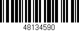 Código de barras (EAN, GTIN, SKU, ISBN): '48134590'