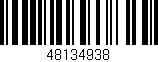 Código de barras (EAN, GTIN, SKU, ISBN): '48134938'