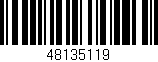 Código de barras (EAN, GTIN, SKU, ISBN): '48135119'