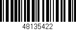 Código de barras (EAN, GTIN, SKU, ISBN): '48135422'