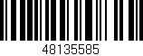 Código de barras (EAN, GTIN, SKU, ISBN): '48135585'