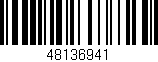 Código de barras (EAN, GTIN, SKU, ISBN): '48136941'