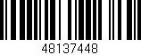 Código de barras (EAN, GTIN, SKU, ISBN): '48137448'