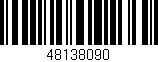 Código de barras (EAN, GTIN, SKU, ISBN): '48138090'