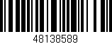 Código de barras (EAN, GTIN, SKU, ISBN): '48138589'