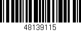 Código de barras (EAN, GTIN, SKU, ISBN): '48139115'