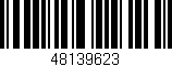 Código de barras (EAN, GTIN, SKU, ISBN): '48139623'