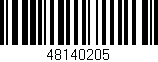 Código de barras (EAN, GTIN, SKU, ISBN): '48140205'