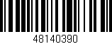 Código de barras (EAN, GTIN, SKU, ISBN): '48140390'