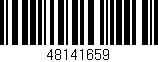 Código de barras (EAN, GTIN, SKU, ISBN): '48141659'