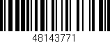 Código de barras (EAN, GTIN, SKU, ISBN): '48143771'