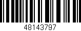 Código de barras (EAN, GTIN, SKU, ISBN): '48143797'