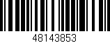 Código de barras (EAN, GTIN, SKU, ISBN): '48143853'