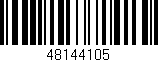 Código de barras (EAN, GTIN, SKU, ISBN): '48144105'