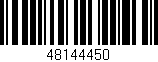 Código de barras (EAN, GTIN, SKU, ISBN): '48144450'