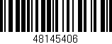 Código de barras (EAN, GTIN, SKU, ISBN): '48145406'
