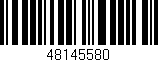 Código de barras (EAN, GTIN, SKU, ISBN): '48145580'
