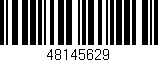 Código de barras (EAN, GTIN, SKU, ISBN): '48145629'