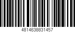 Código de barras (EAN, GTIN, SKU, ISBN): '4814638831457'