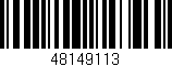 Código de barras (EAN, GTIN, SKU, ISBN): '48149113'