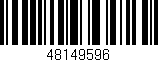 Código de barras (EAN, GTIN, SKU, ISBN): '48149596'