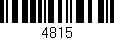 Código de barras (EAN, GTIN, SKU, ISBN): '4815'