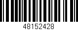 Código de barras (EAN, GTIN, SKU, ISBN): '48152428'