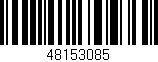 Código de barras (EAN, GTIN, SKU, ISBN): '48153085'