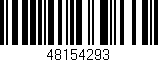 Código de barras (EAN, GTIN, SKU, ISBN): '48154293'