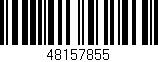 Código de barras (EAN, GTIN, SKU, ISBN): '48157855'