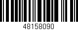 Código de barras (EAN, GTIN, SKU, ISBN): '48158090'