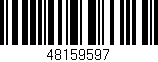 Código de barras (EAN, GTIN, SKU, ISBN): '48159597'