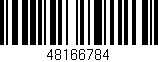 Código de barras (EAN, GTIN, SKU, ISBN): '48166784'