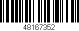Código de barras (EAN, GTIN, SKU, ISBN): '48167352'