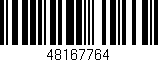 Código de barras (EAN, GTIN, SKU, ISBN): '48167764'