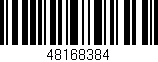 Código de barras (EAN, GTIN, SKU, ISBN): '48168384'