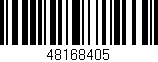 Código de barras (EAN, GTIN, SKU, ISBN): '48168405'