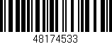 Código de barras (EAN, GTIN, SKU, ISBN): '48174533'