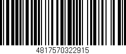 Código de barras (EAN, GTIN, SKU, ISBN): '4817570322915'